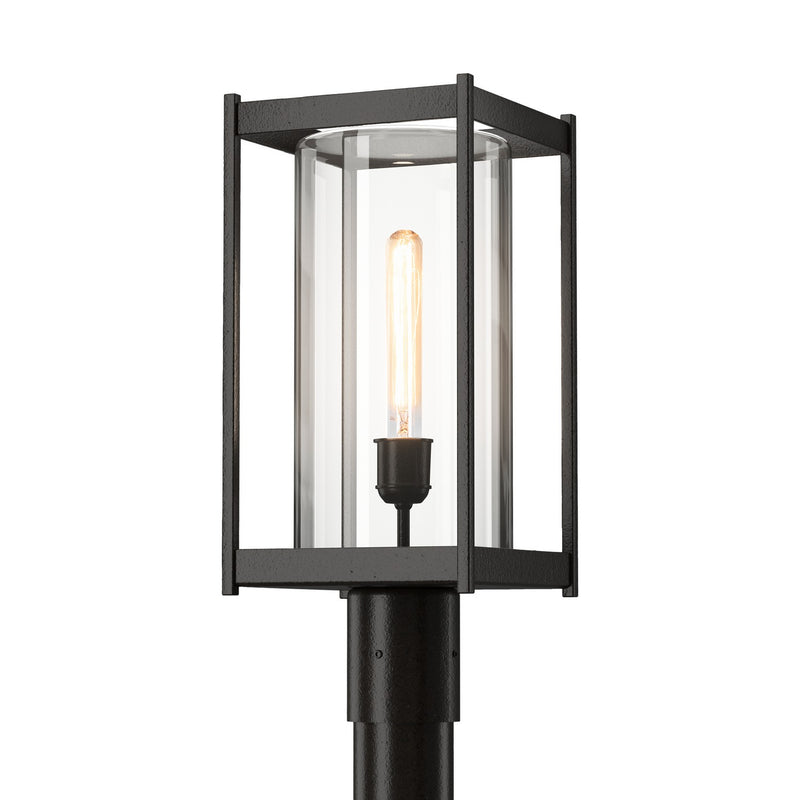 Hubbardton Forge 342021-SKT-14-ZM0732 One Light Outdoor Post Mount, Coastal Oil Rubbed Bronze