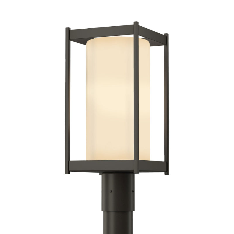 Hubbardton Forge 342021-SKT-77-GG0732 One Light Outdoor Post Mount, Coastal Dark Smoke
