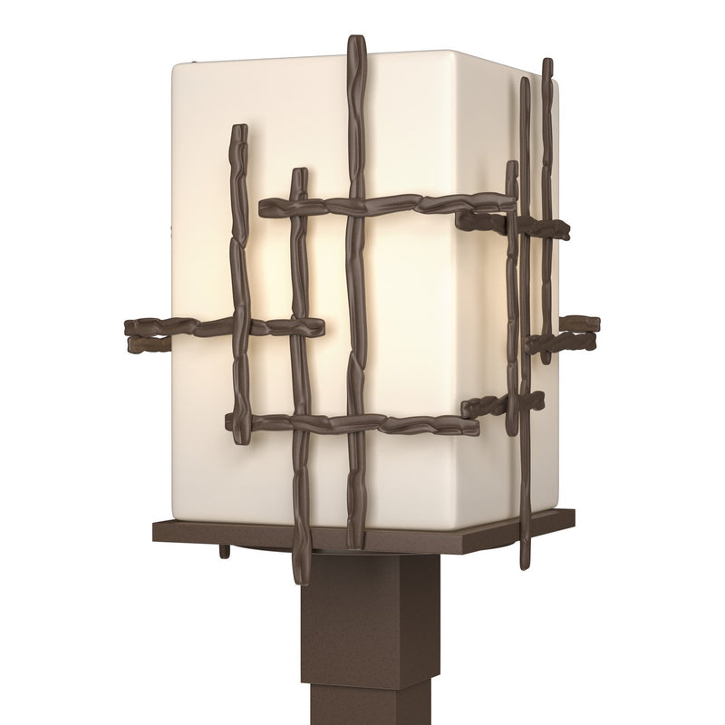Hubbardton Forge 342023-SKT-75-GG0084 One Light Outdoor Post Mount, Coastal Bronze