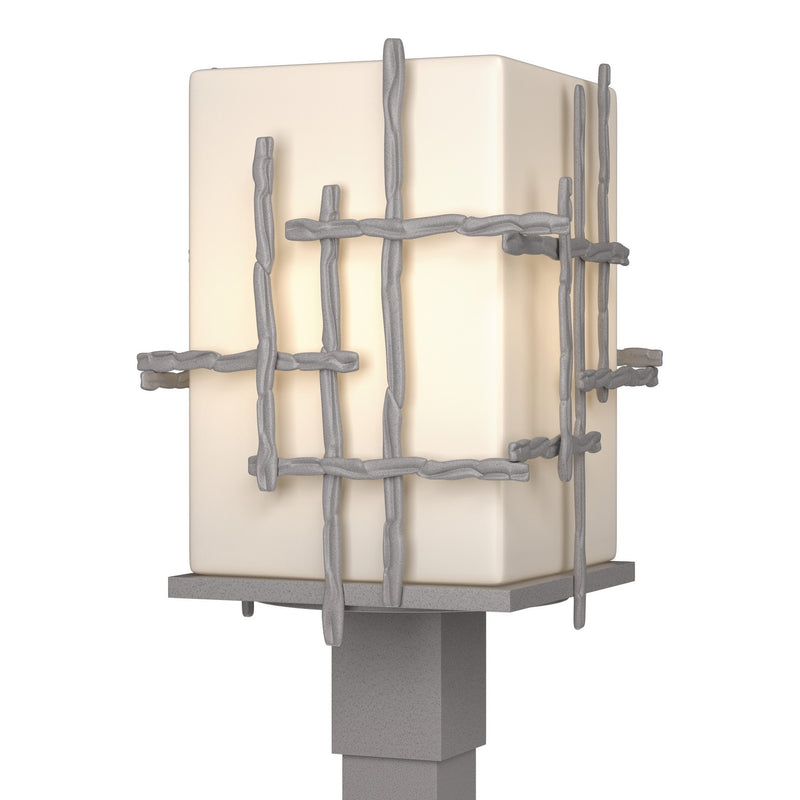 Hubbardton Forge 342023-SKT-78-GG0084 One Light Outdoor Post Mount, Coastal Burnished Steel