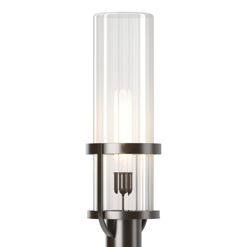 Hubbardton Forge 342025-SKT-14-ZM0745 One Light Outdoor Post Mount, Coastal Oil Rubbed Bronze