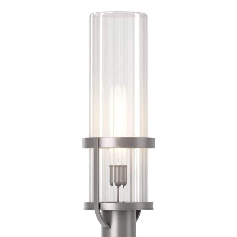 Hubbardton Forge 342025-SKT-78-ZM0745 One Light Outdoor Post Mount, Coastal Burnished Steel
