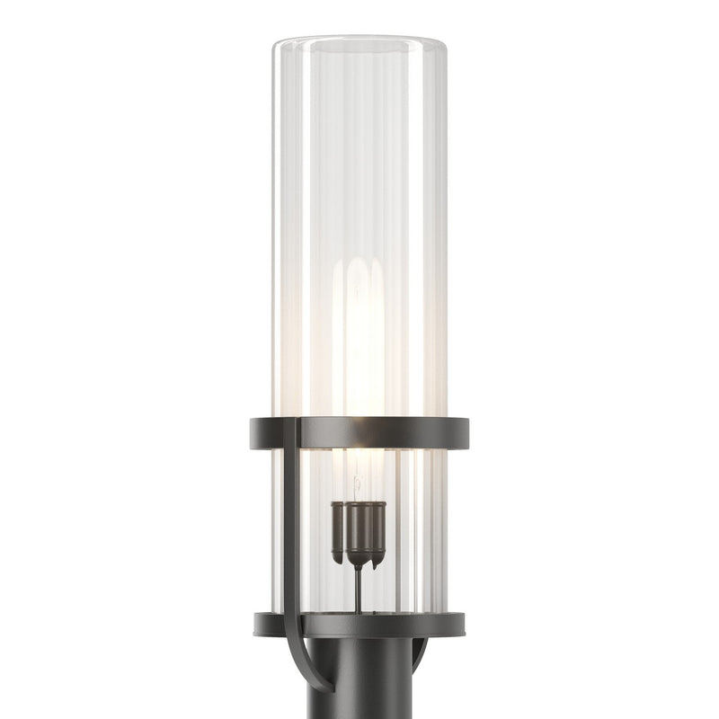 Hubbardton Forge 342025-SKT-80-ZM0745 One Light Outdoor Post Mount, Coastal Black
