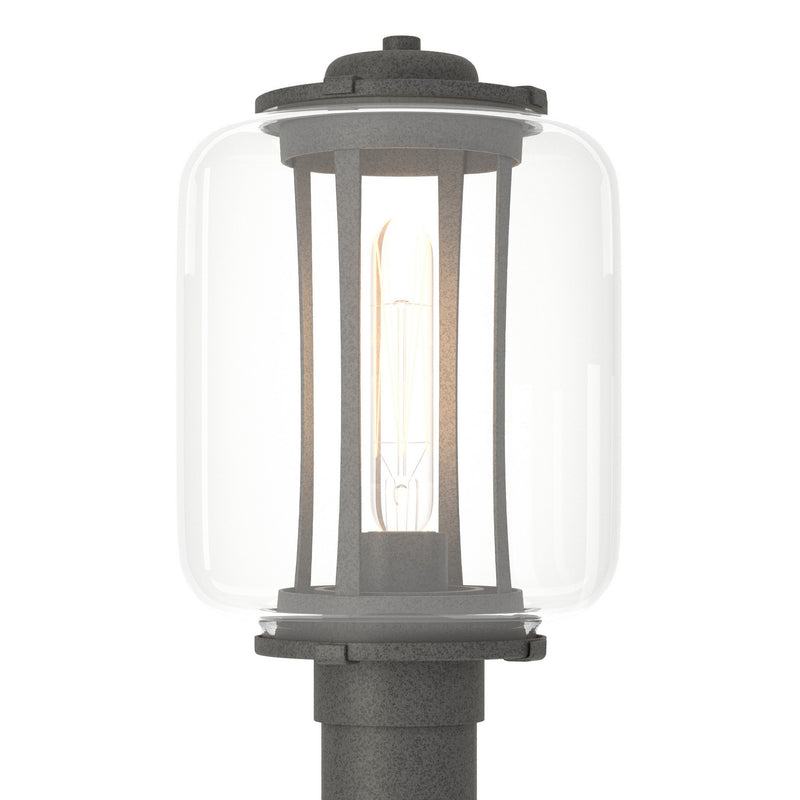 Hubbardton Forge 342553-SKT-20-ZM0724 One Light Outdoor Post Mount, Coastal Natural Iron