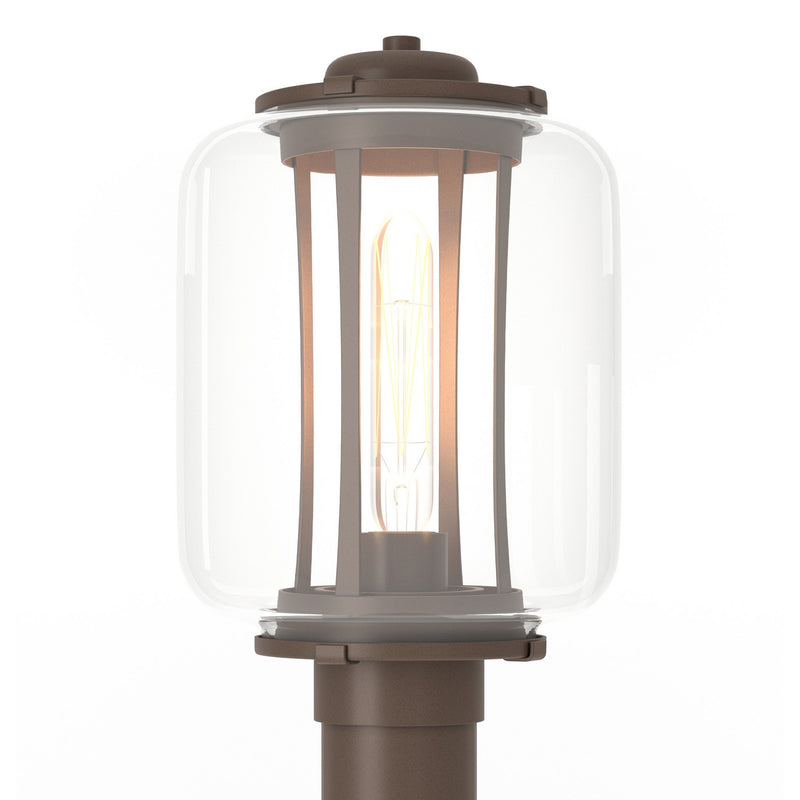 Hubbardton Forge 342553-SKT-75-ZM0724 One Light Outdoor Post Mount, Coastal Bronze