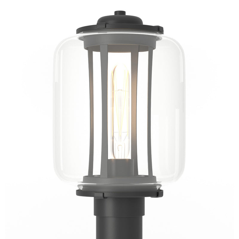 Hubbardton Forge 342553-SKT-80-ZM0724 One Light Outdoor Post Mount, Coastal Black