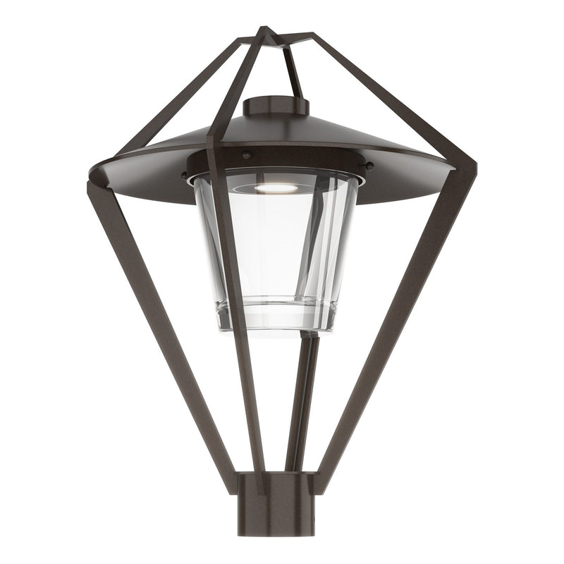 Hubbardton Forge 342651-SKT-75-ZM0727 One Light Outdoor Post Mount, Coastal Bronze