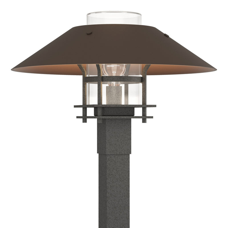 Hubbardton Forge 344227-SKT-20-75-ZM0026 One Light Outdoor Post Mount, Coastal Natural Iron