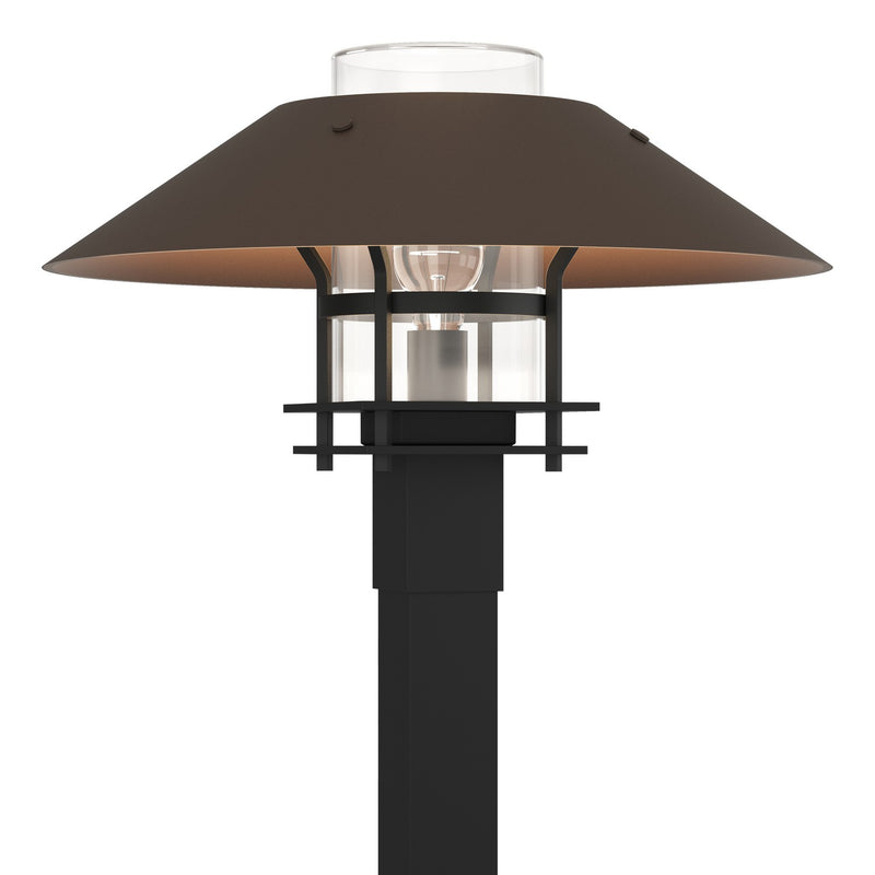Hubbardton Forge 344227-SKT-80-75-ZM0026 One Light Outdoor Post Mount, Coastal Black