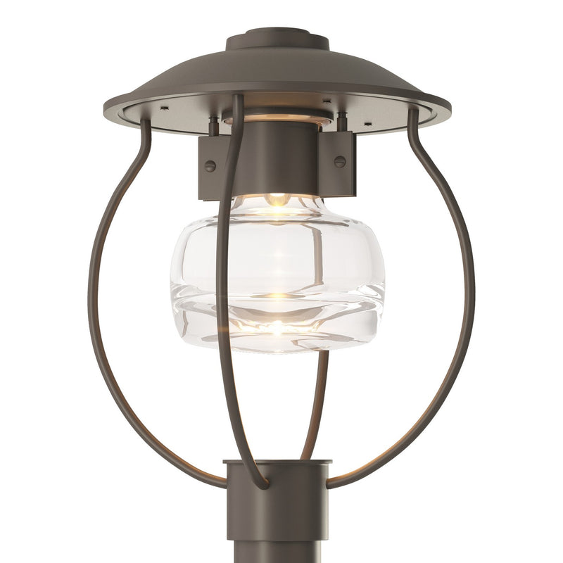 Hubbardton Forge 344810-SKT-77-ZM0447 One Light Outdoor Post Mount, Coastal Dark Smoke
