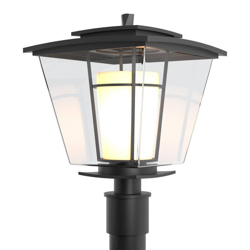 Hubbardton Forge 344820-SKT-80-ZU0287 One Light Outdoor Post Mount, Coastal Black