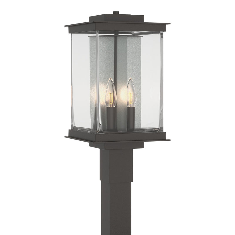 Hubbardton Forge 344840-SKT-14-81-ZM0703 Four Light Outdoor Post Mount, Coastal Oil Rubbed Bronze