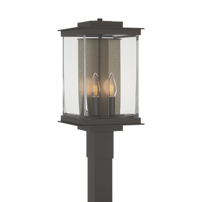 Hubbardton Forge 344840-SKT-14-83-ZM0703 Four Light Outdoor Post Mount, Coastal Oil Rubbed Bronze