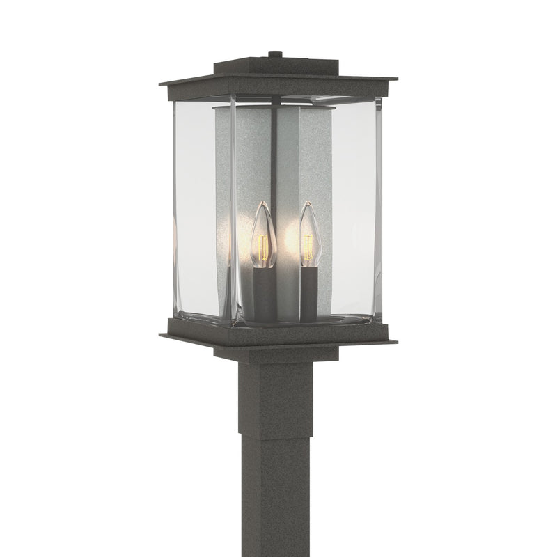 Hubbardton Forge 344840-SKT-20-81-ZM0703 Four Light Outdoor Post Mount, Coastal Natural Iron