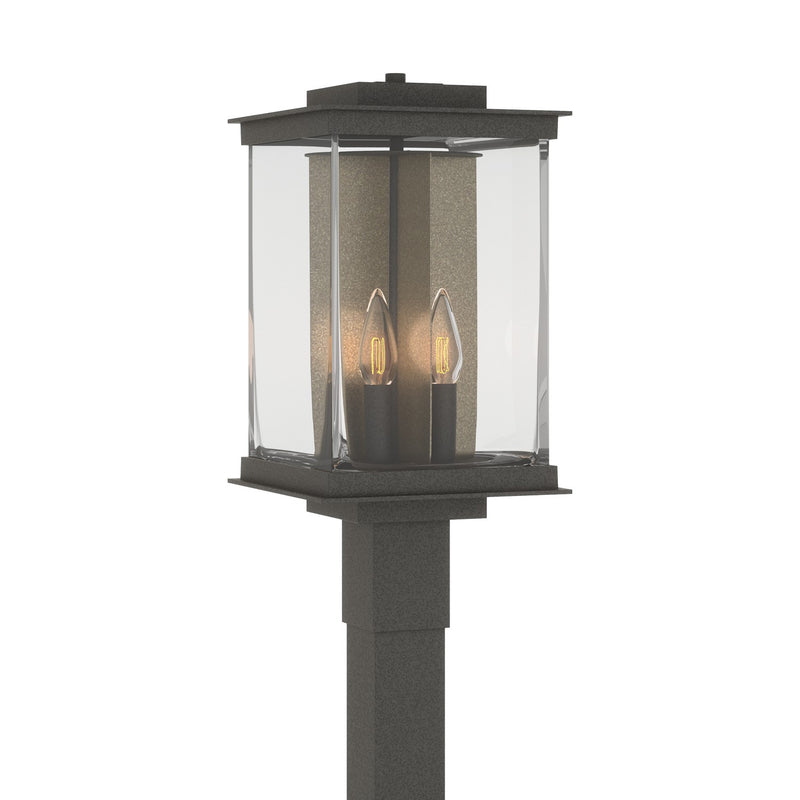 Hubbardton Forge 344840-SKT-20-83-ZM0703 Four Light Outdoor Post Mount, Coastal Natural Iron