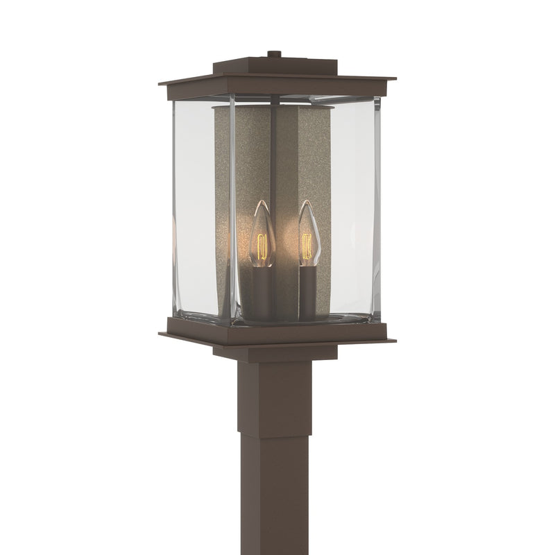 Hubbardton Forge 344840-SKT-75-83-ZM0703 Four Light Outdoor Post Mount, Coastal Bronze