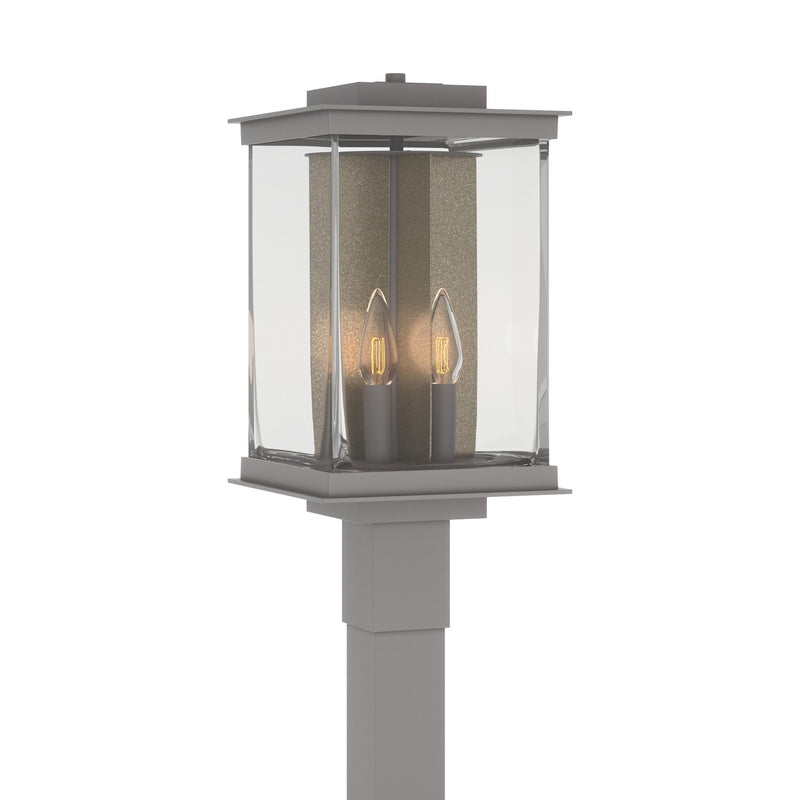 Hubbardton Forge 344840-SKT-78-83-ZM0703 Four Light Outdoor Post Mount, Coastal Burnished Steel