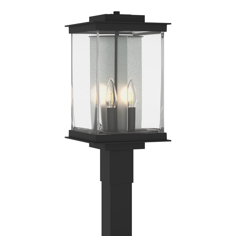 Hubbardton Forge 344840-SKT-80-81-ZM0703 Four Light Outdoor Post Mount, Coastal Black
