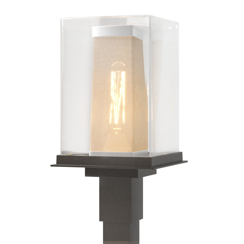Hubbardton Forge 344850-SKT-14-72-ZM0084 One Light Outdoor Post Mount, Coastal Oil Rubbed Bronze