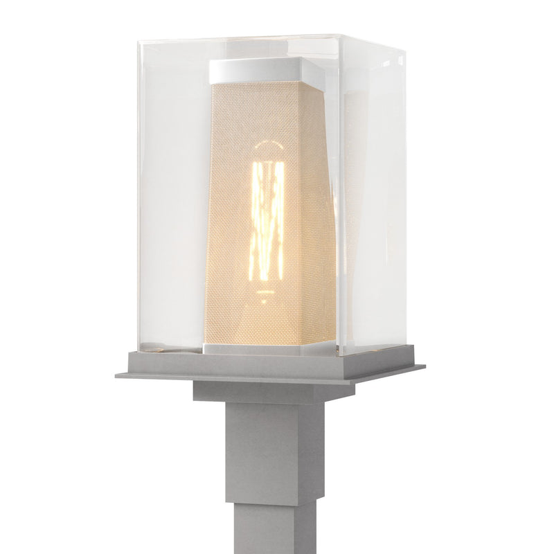 Hubbardton Forge 344850-SKT-78-72-ZM0084 One Light Outdoor Post Mount, Coastal Burnished Steel