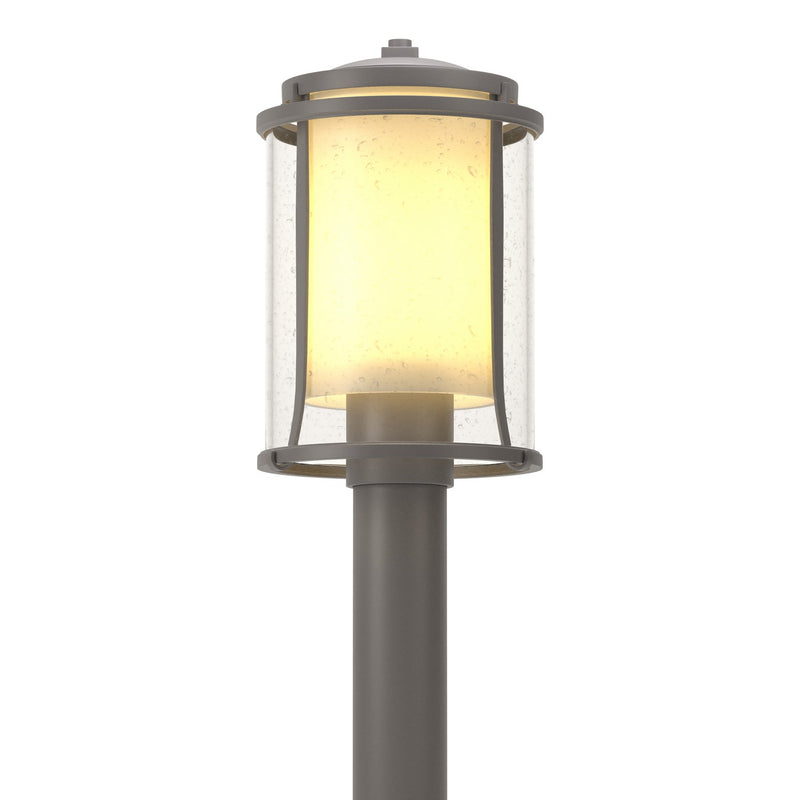 Hubbardton Forge 345610-SKT-78-ZS0283 One Light Outdoor Post Mount, Coastal Burnished Steel