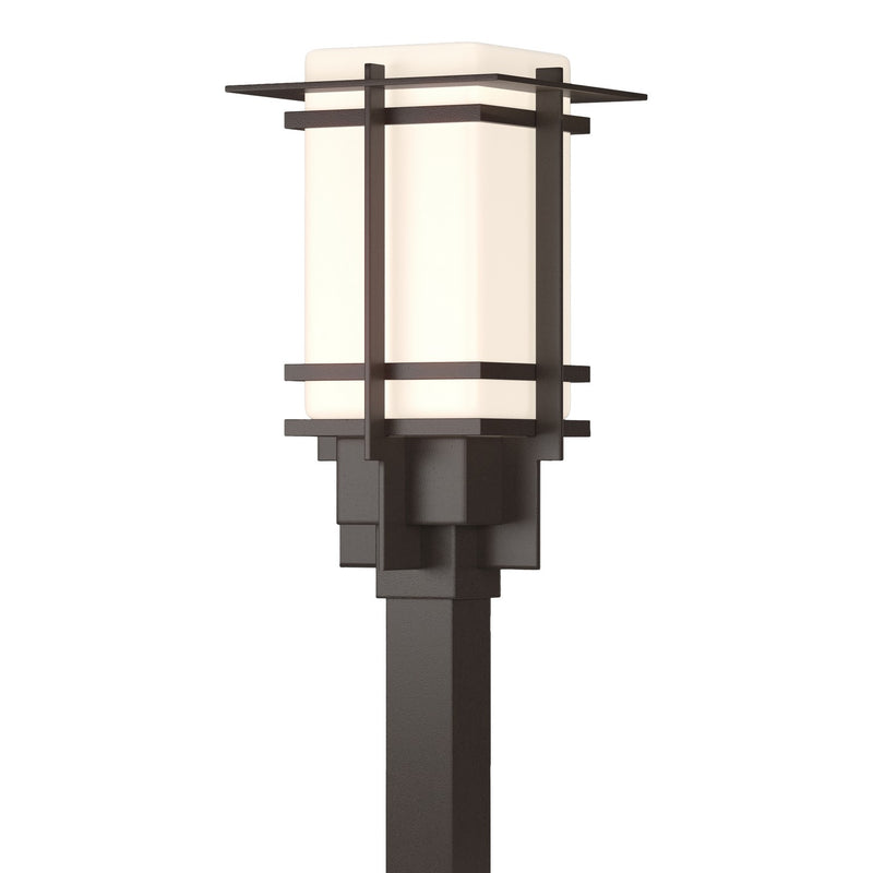 Hubbardton Forge 346011-SKT-77-GG0076 One Light Outdoor Post Mount, Coastal Dark Smoke