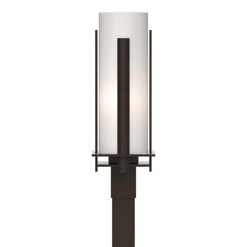 Hubbardton Forge 347288-SKT-14-GG0040 One Light Outdoor Post Mount, Coastal Oil Rubbed Bronze