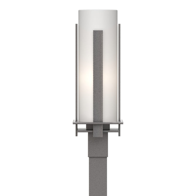 Hubbardton Forge 347288-SKT-78-GG0040 One Light Outdoor Post Mount, Coastal Burnished Steel