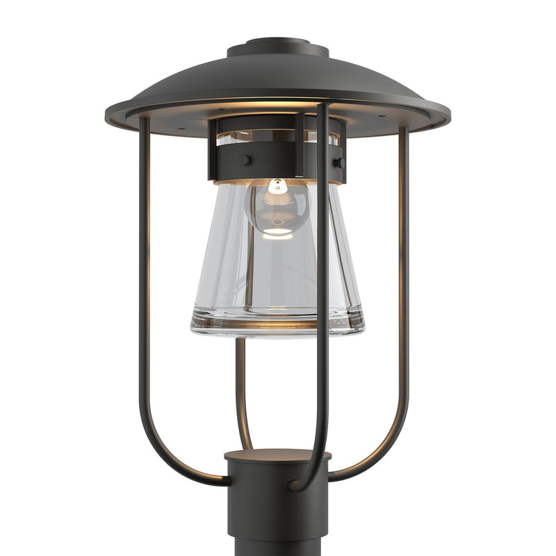 Hubbardton Forge 347295-SKT-14-ZM0467 One Light Outdoor Post Mount, Coastal Oil Rubbed Bronze