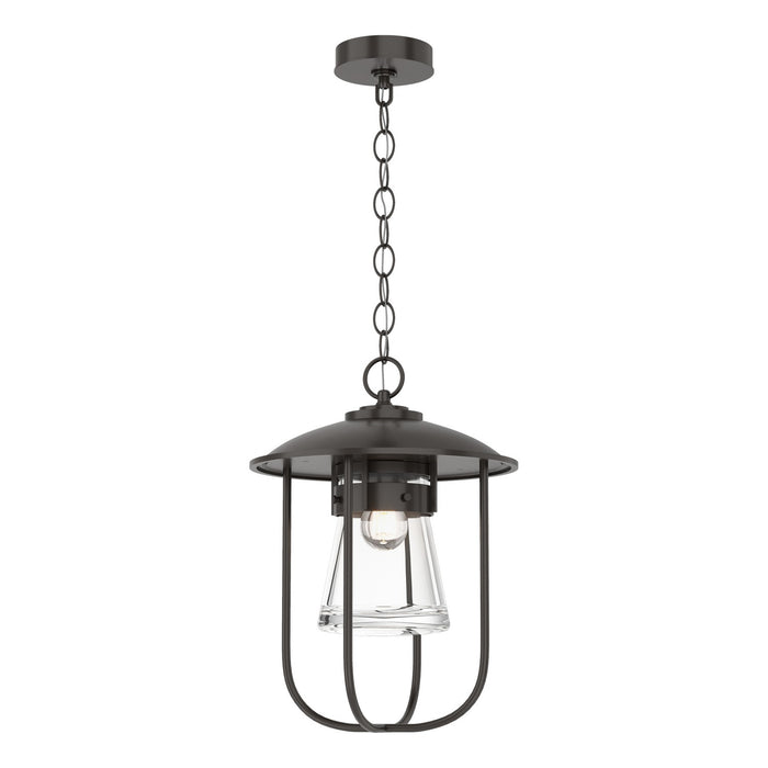 Hubbardton Forge 356010-SKT-14-ZM0467 One Light Outdoor Pendant, Coastal Oil Rubbed Bronze