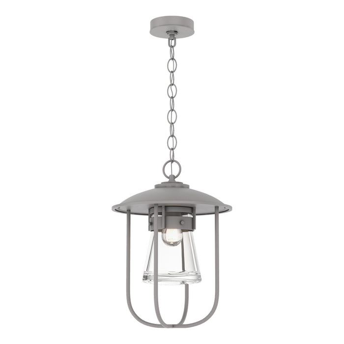 Hubbardton Forge 356010-SKT-78-ZM0467 One Light Outdoor Pendant, Coastal Burnished Steel