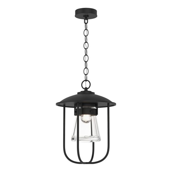 Hubbardton Forge 356010-SKT-80-ZM0467 One Light Outdoor Pendant, Coastal Black