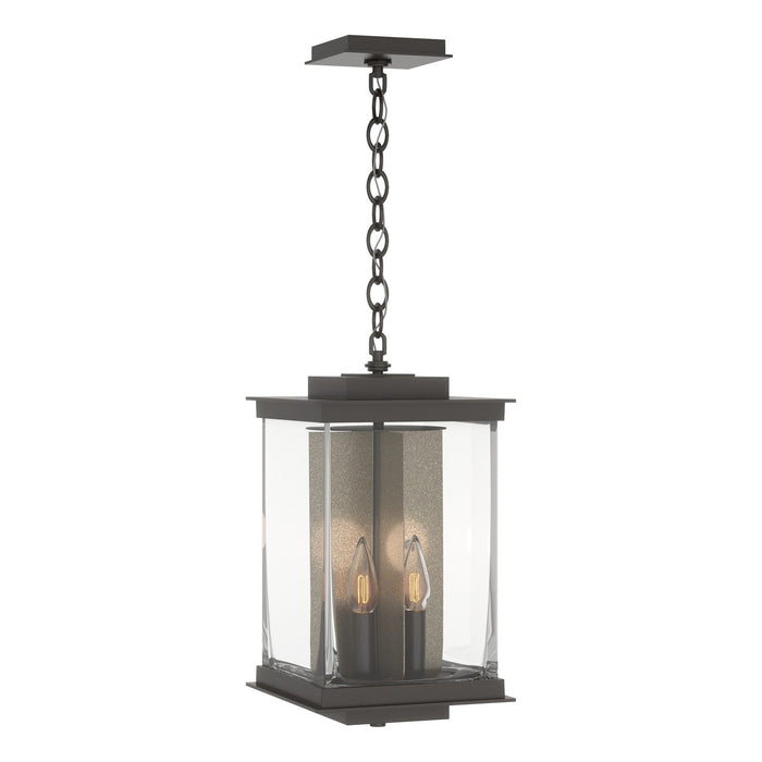 Hubbardton Forge 356840-SKT-14-83-ZM0703 Four Light Outdoor Lantern, Coastal Oil Rubbed Bronze