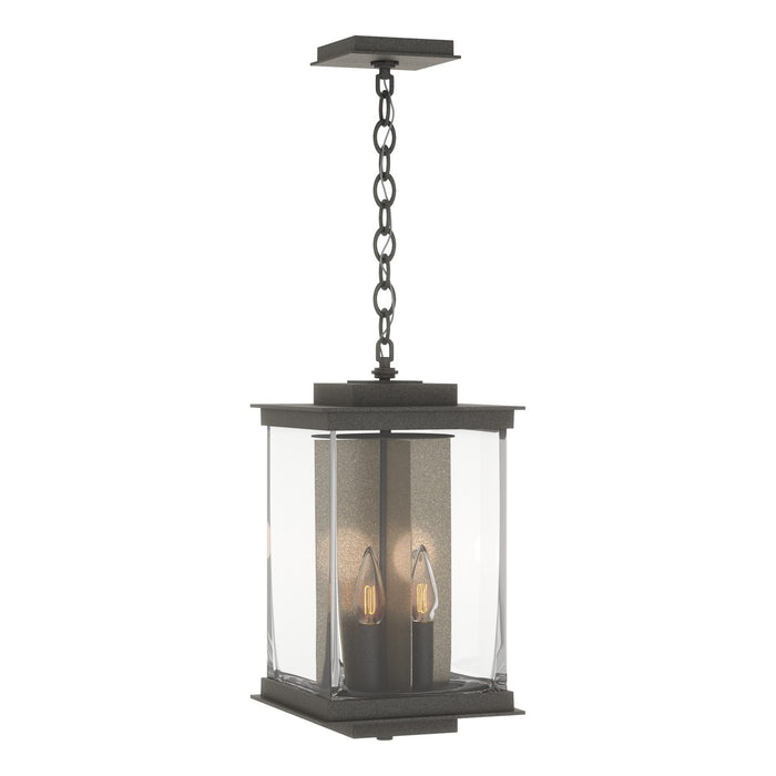 Hubbardton Forge 356840-SKT-20-83-ZM0703 Four Light Outdoor Lantern, Coastal Natural Iron