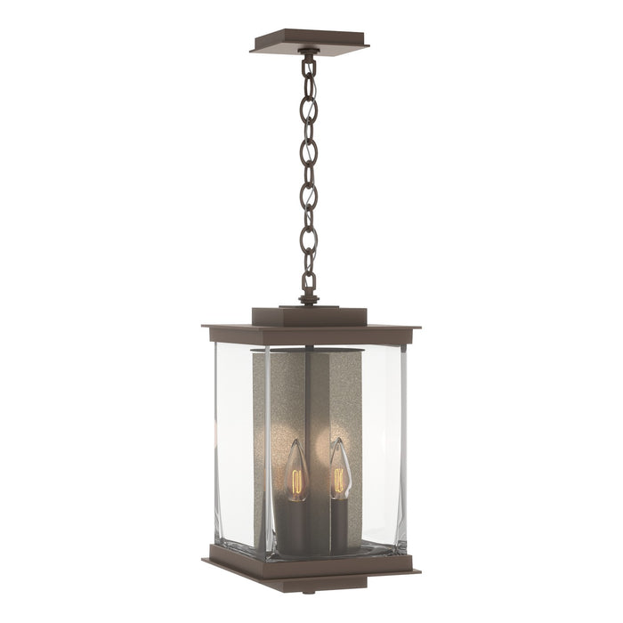 Hubbardton Forge 356840-SKT-75-83-ZM0703 Four Light Outdoor Lantern, Coastal Bronze