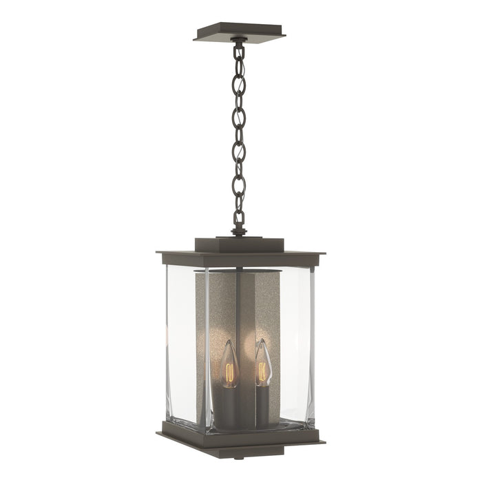 Hubbardton Forge 356840-SKT-77-83-ZM0703 Four Light Outdoor Lantern, Coastal Dark Smoke