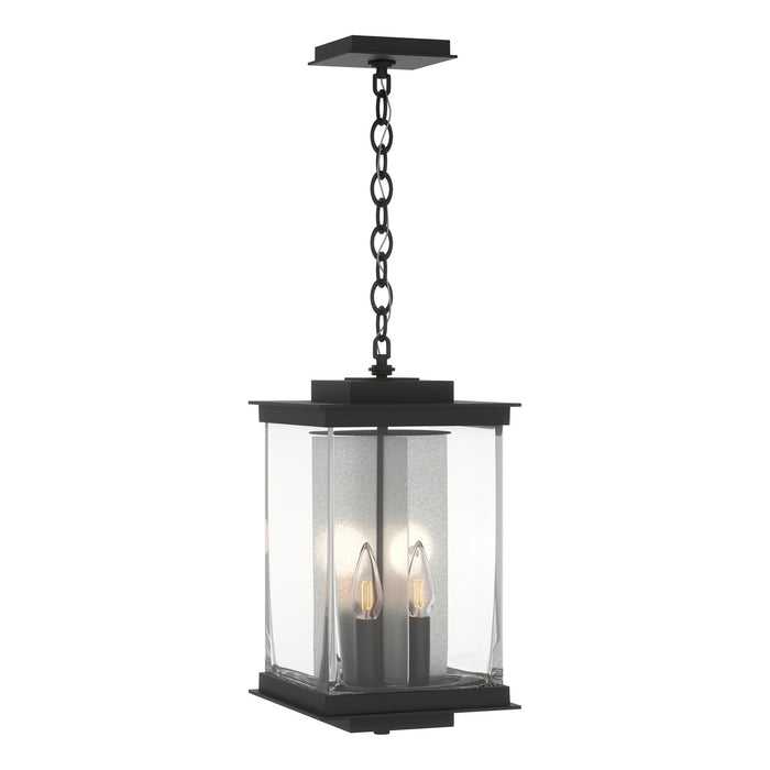 Hubbardton Forge 356840-SKT-80-81-ZM0703 Four Light Outdoor Lantern, Coastal Black