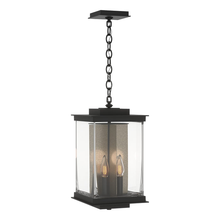 Hubbardton Forge 356840-SKT-80-83-ZM0703 Four Light Outdoor Lantern, Coastal Black
