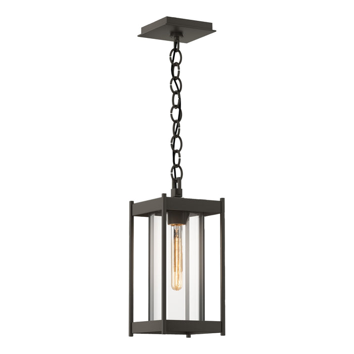 Hubbardton Forge 362021-SKT-77-ZM0730 One Light Outdoor Lantern, Coastal Dark Smoke
