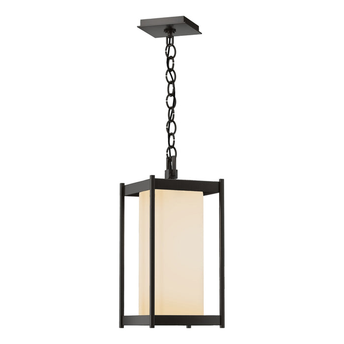 Hubbardton Forge 362023-SKT-14-GG0731 One Light Outdoor Lantern, Coastal Oil Rubbed Bronze