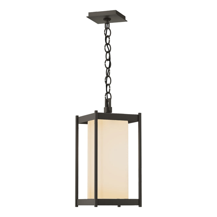 Hubbardton Forge 362023-SKT-77-GG0731 One Light Outdoor Lantern, Coastal Dark Smoke