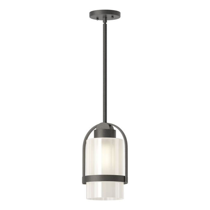 Hubbardton Forge 362555-SKT-MULT-20-FD0744 One Light Outdoor Pendant, Coastal Natural Iron