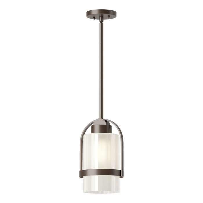 Hubbardton Forge 362555-SKT-MULT-75-FD0744 One Light Outdoor Pendant, Coastal Bronze