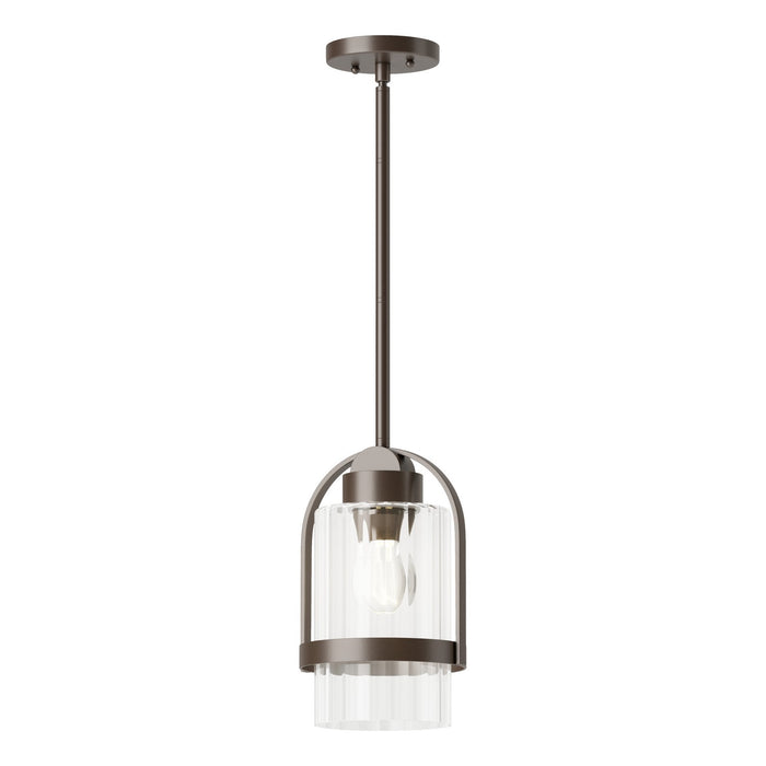 Hubbardton Forge 362555-SKT-MULT-75-ZM0744 One Light Outdoor Pendant, Coastal Bronze