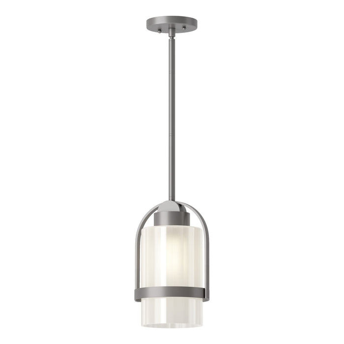 Hubbardton Forge 362555-SKT-MULT-78-FD0744 One Light Outdoor Pendant, Coastal Burnished Steel