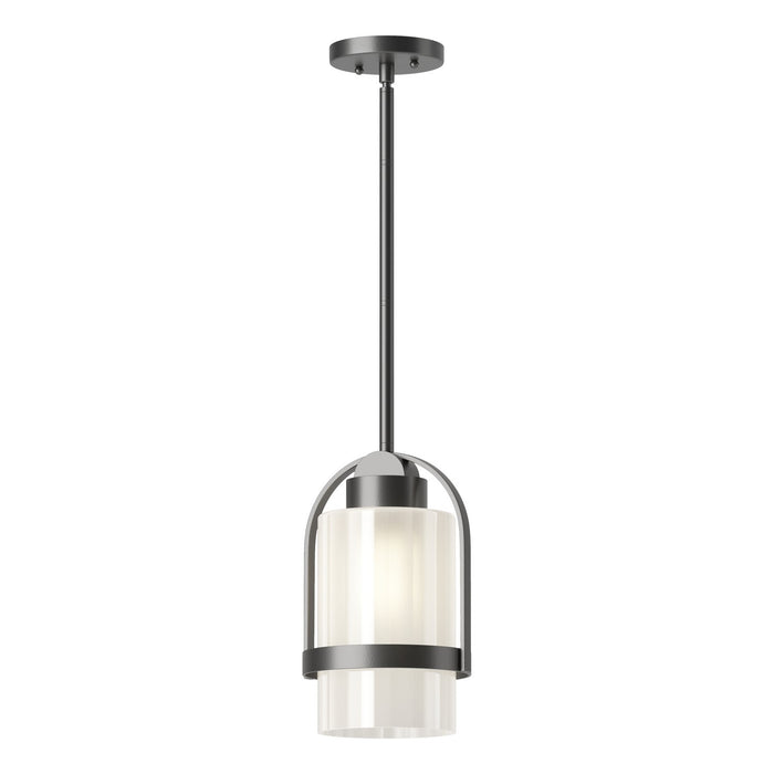 Hubbardton Forge 362555-SKT-MULT-80-FD0744 One Light Outdoor Pendant, Coastal Black