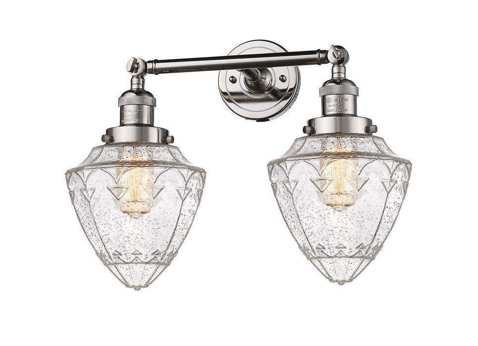 Innovations 208-PN-G664-7-LED LED Bath Vanity, Polished Nickel