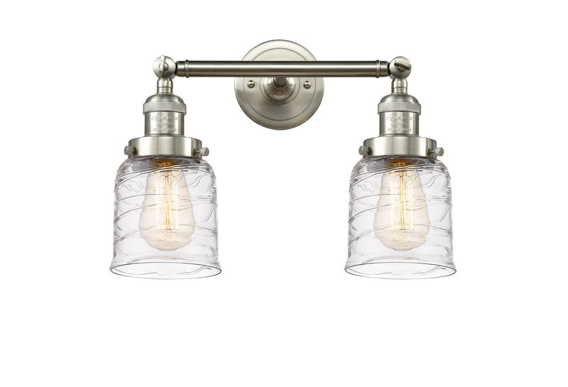 Innovations 208-SN-G513 Two Light Bath Vanity, Brushed Satin Nickel