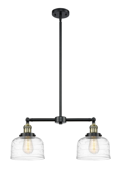 Innovations 209-BAB-G713-LED LED Island Pendant, Black Antique Brass