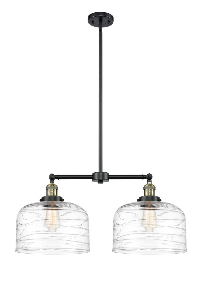 Innovations 209-BAB-G713-L-LED LED Island Pendant, Black Antique Brass